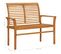 Banc De Jardin Meuble De Patio D'extérieur Terrasse 112 X 55 X 94 Cm Bois De Teck Solide 02_0011177