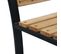 Banc De Jardin Meuble De Patio D'extérieur Terrasse 120 X 53 X 77 Cm Bois 02_0011191