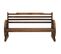 Banc De Jardin Meuble De Patio D'extérieur Terrasse 142 Cm Bois De Sapin Massif 02_0011242