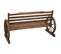 Banc De Jardin Meuble De Patio D'extérieur Terrasse 142 Cm Bois De Sapin Massif 02_0011242