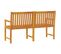 Banc De Jardin Meuble De Patio D'extérieur Terrasse 150 X 55,5 X 90 Cm Bois Solide D'acacia 02_0011