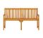 Banc De Jardin Meuble De Patio D'extérieur Terrasse 150 X 55,5 X 90 Cm Bois Solide D'acacia 02_0011