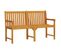 Banc De Jardin Meuble De Patio D'extérieur Terrasse 150 X 55,5 X 90 Cm Bois Solide D'acacia 02_0011