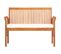 Banc De Jardin Meuble De Patio D'extérieur Terrasse 2 Places Avec Coussin 120cm Bois D'acacia