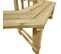 Banc De Jardin Meuble De Patio D'extérieur Terrasse 240 X 240 X 87 Cm Bois De Pin Imprégné 02_0011