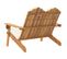 Banc De Jardin Meuble De Patio D'extérieur Terrasse Adirondack Et Coussins 126 Cm Bois Massif