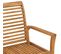 Banc De Jardin Meuble De Patio D'extérieur Terrasse Avec Coussin Rouge 112 X 55 X 94 Cm Bois