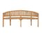 Banc De Jardin Meuble De Patio D'extérieur Terrasse En Forme De Banane 180 X 66 X 86 Cm Bois