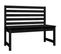 Banc De Jardin Meuble De Patio D'extérieur Terrasse 109 X 48 X 91,5 Cm Bois Massif De Pin Noir 02_