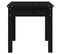 Banc De Jardin Meuble De Patio D'extérieur Terrasse 50 X 44 X 45 Cm Bois Massif De Pin Noir 02_0011