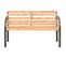 Banc De Jardin Meuble De Patio D'extérieur Terrasse Pour Enfants 81 Cm Bois De Pin Chinois 02_00117