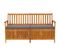 Banc De Jardin Meuble De Patio D'extérieur Terrasse De Rangement Avec Coussin 148 X 62 X 84 Cm Bois