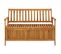 Banc De Jardin Meuble De Patio D'extérieur Terrasse De Rangement De Jardin 120 X 63 X 84 Cm Bois