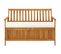 Banc De Jardin Meuble De Patio D'extérieur Terrasse De Rangement De Jardin 120 X 63 X 84 Cm Bois