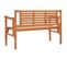 Banc De Jardin Meuble De Patio D'extérieur Terrasse Pliable De Jardin 120 X 53 X 81 Cm Bois