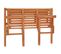 Banc De Jardin Meuble De Patio D'extérieur Terrasse Pliable De Jardin 120 X 53 X 81 Cm Bois