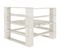 Canapé D'angle Palette De Jardin Bois 70 X 67,5 X 60,8 Cm Blanc 02_0011854