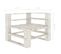 Canapé D'angle Palette De Jardin Bois 70 X 67,5 X 60,8 Cm Blanc 02_0011854