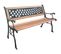 Hi Banc De Jardin Meuble De Patio D'extérieur Terrasse 126 Cm Bois 02_0011873