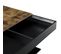Table Basse De Salon Rangement Panneau De Particules 110 Cm Noir Marron 03_0006147
