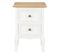 Table De Nuit Chevet Commode Armoire Meuble Chambre 2 Pièces Blanc 35x30x49 Cm Mdf 1402162