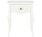 Table De Nuit Chevet Commode Armoire Meuble Chambre Blanc 40 X 30 X 50 Cm Bois De Pin Massif 140212