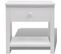 Table De Nuit Chevet Commode Armoire Meuble Chambre Bois Blanc 1402093