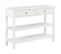 Buffet Bahut Armoire Console Meuble De Rangement Blanc 110 Cm Mdf 4402280