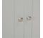 Buffet Bahut Armoire Console Meuble De Rangement Gris 112 Cm 4402264