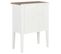 Buffet Bahut Armoire Console Meuble De Rangement Blanc 80 Cm Bois Massif 4402224