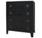 Buffet Bahut Armoire Console Meuble De Rangement à Tiroirs Métal Style Industriel 93 Cm Noir 440222