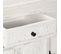 Buffet Bahut Armoire Console Meuble De Rangement Blanc 140 Cm Bois De Manguier Massif 4402196