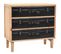 Buffet Bahut Armoire Console Meuble De Rangement à Tiroirs Bois De Sapin Massif 80 Cm 4402188