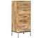 Buffet Bahut Armoire Console Meuble De Rangement Coffre à Tiroirs 106 Cm Bois De Manguier Massif 44