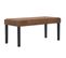 Banquette Meuble Banc 106 Cm Marron Similicuir Daim 3002199