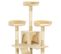 Arbre à Chat Griffoir Grattoir Niche Jouet Animaux Peluché En Sisal 170 Cm Beige 3702119