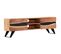 Meuble Télé Buffet TV Télévision Design Pratique 140 Cm Bois D'acacia Massif 2502069