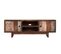 Meuble Télé Buffet TV Télévision Design Pratique Bois D'acacia Massif Vintage 118 Cm 2502129