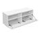 Meuble Télé Buffet TV Télévision Design Pratique Aggloméré 95 Cm Blanc 2502091