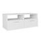 Meuble Télé Buffet TV Télévision Design Pratique Aggloméré 95 Cm Blanc 2502091