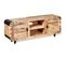 Meuble Télé Buffet TV Télévision Design Pratique Bois De Manguier Massif 120 Cm 2502141