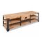 Meuble Télé Buffet TV Télévision Design Pratique 140 Cm Bois D'acacia Massif 2502070