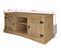 Meuble Télé Buffet TV Télévision Design Pratique Pin Mexicain Gamme Corona 120 Cm 2502211