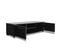 Meuble Télé Buffet TV Télévision Design Pratique Noir Brillant 120 Cm 2502210