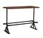 Table Haute Mange Debout Bar Bistrot Bois Massif De Récupération Marron 150 Cm 0902086