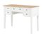 Bureau Table Meuble Travail Informatique Bois Blanc 109,5 Cm 0502114