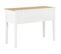 Bureau Table Meuble Travail Informatique Bois Blanc 109,5 Cm 0502114