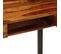 Bureau Table Meuble Travail Informatique 110 Cm Bois Solide Et Acier 0502093