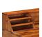 Bureau Table Meuble Travail Informatique 110 Cm Bois Solide Et Acier 0502093