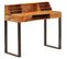 Bureau Table Meuble Travail Informatique 110 Cm Bois Solide Et Acier 0502093